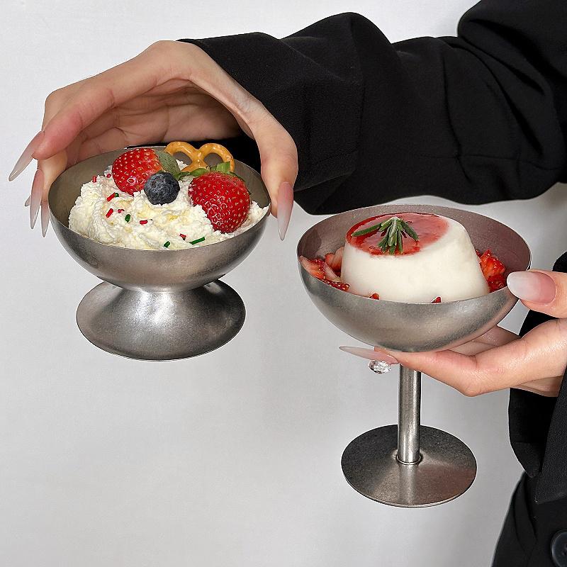 1ks sklenice na pohár s vysokou nohou, odpolední čaj, univerzální kalíšky, vintage servírovací miska, unikátní gurmánské sladkosti, elegantní