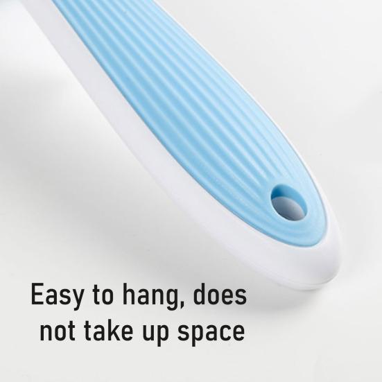 Pet Comb Anti-Slip Ergonomic Handle Grooming Rounded Needle Teeth One-Click Self-Cleaning Pet Grooming Tool