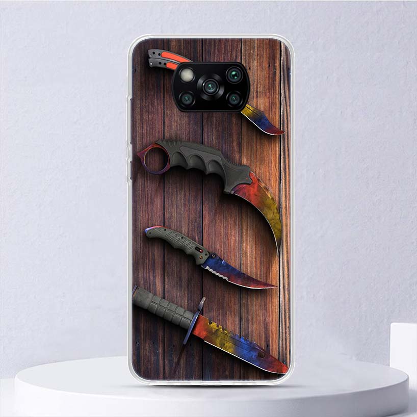 Counter Strike Cs Go Soft Case For Xiaomi Poco X7 X6 X5 X4 X3 Nfc F6 F5 Pro Phone Cover F4 Gt F3 F2 F1 M5S M4 M3 M5 Funda Coque