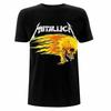 Metallica T Shirt Flaming Skull Tour 94 Official Black Mens Tee NEW Metal Unisex T-Shirt