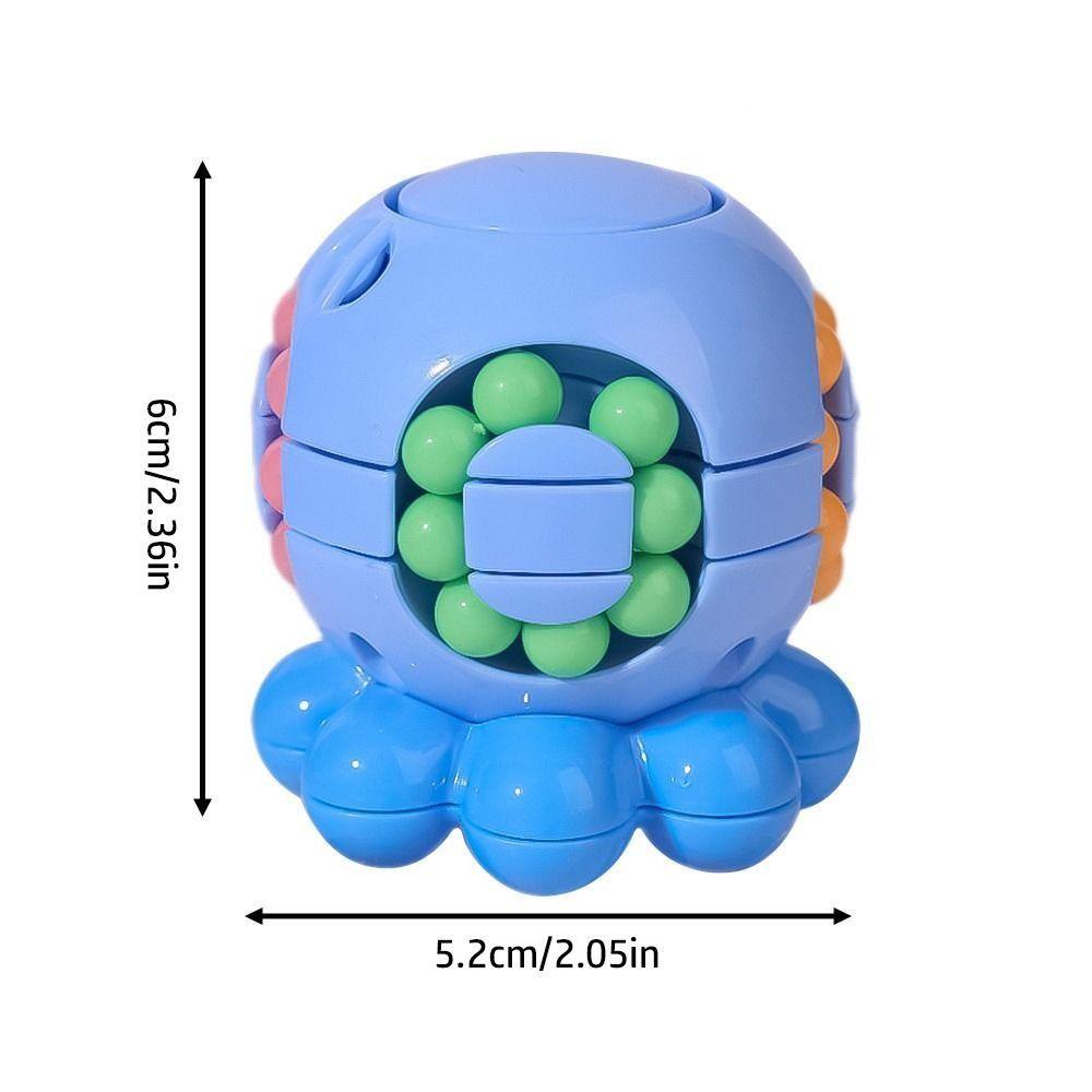 Octopus Spherical Rotating Ball Plastics Stress Relief Toy Creative Finger Spinner Gyro
