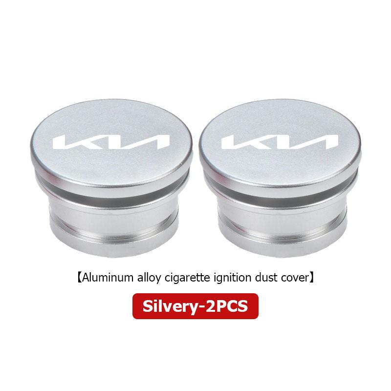 ADX3 Car Cigarette Lighter Cap Aluminum Alloy Auto Accessories For KIA Cerato Soul Venga Forte Spectra Sedona Niro Cadenza