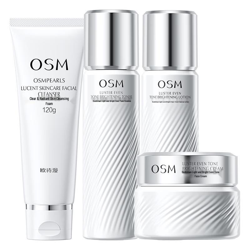 OSM Pearl White Anti-Aging & Brightening Skincare Set
