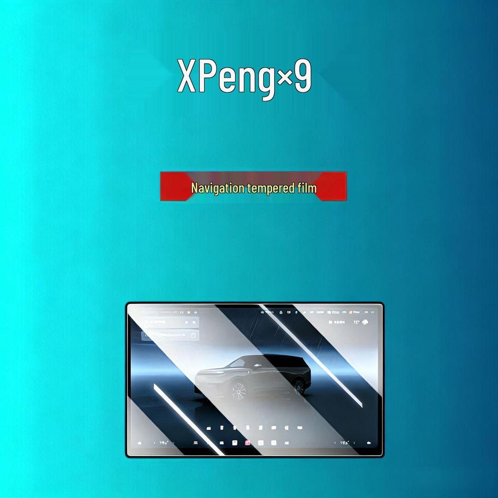Xiaopeng X9 Tempered Film for 26 Models - Screen & Navigation Display Interior Mod