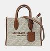 [Pre-Owned] MK Mirella 19 Classic Letter Print Logo Zipper Closure Coated Canvas Handheld Shoulder Crossbody Bag Small - Very Good #16EPF2S