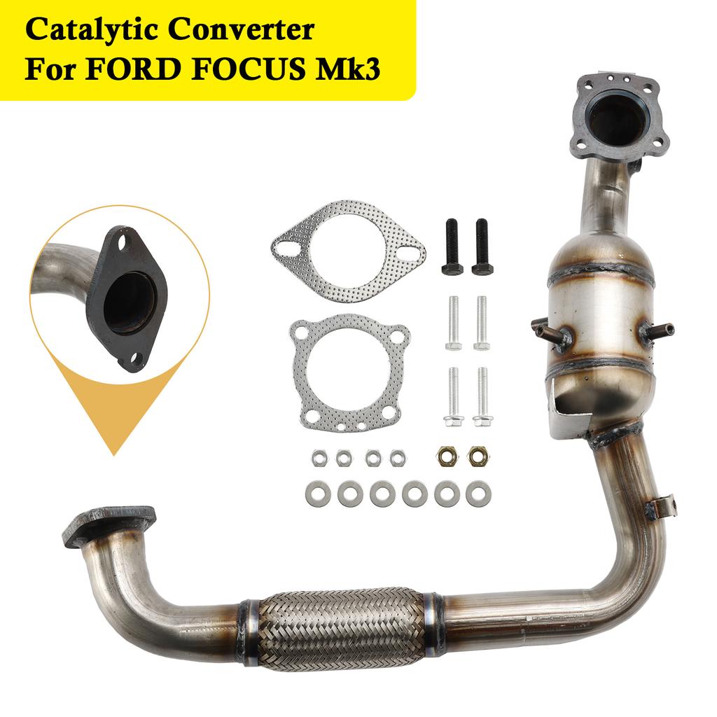 Catalytic Converter Type Approved 1766306 for FORD FOCUS Mk3 1.0 2012-2020