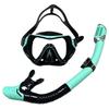 Dry Snorkel Set Panoramic Wide View Anti-Fog Scuba Diving Mask Professional Snorkeling Gear Snorkel Mask Silicone Full Dry Top Snorkel Set for Adults