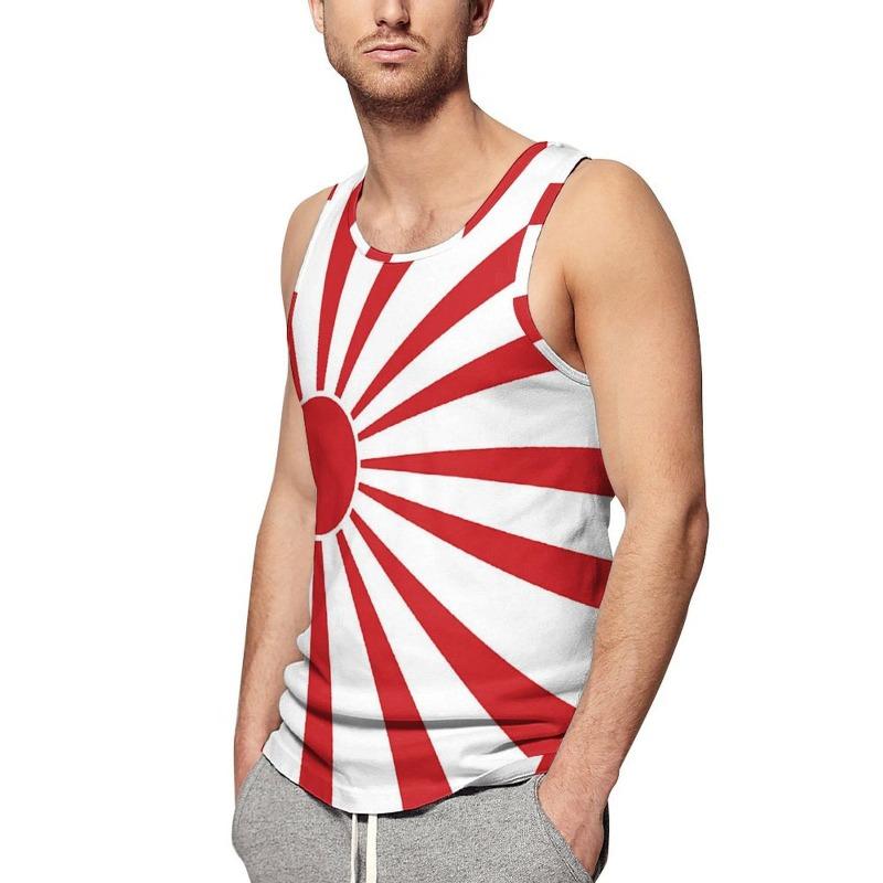 Pánské chladivé tílko s širokými rameny na jaro a léto s kulatým výstřihem, temperamentní styl ramen pro pánské tričko