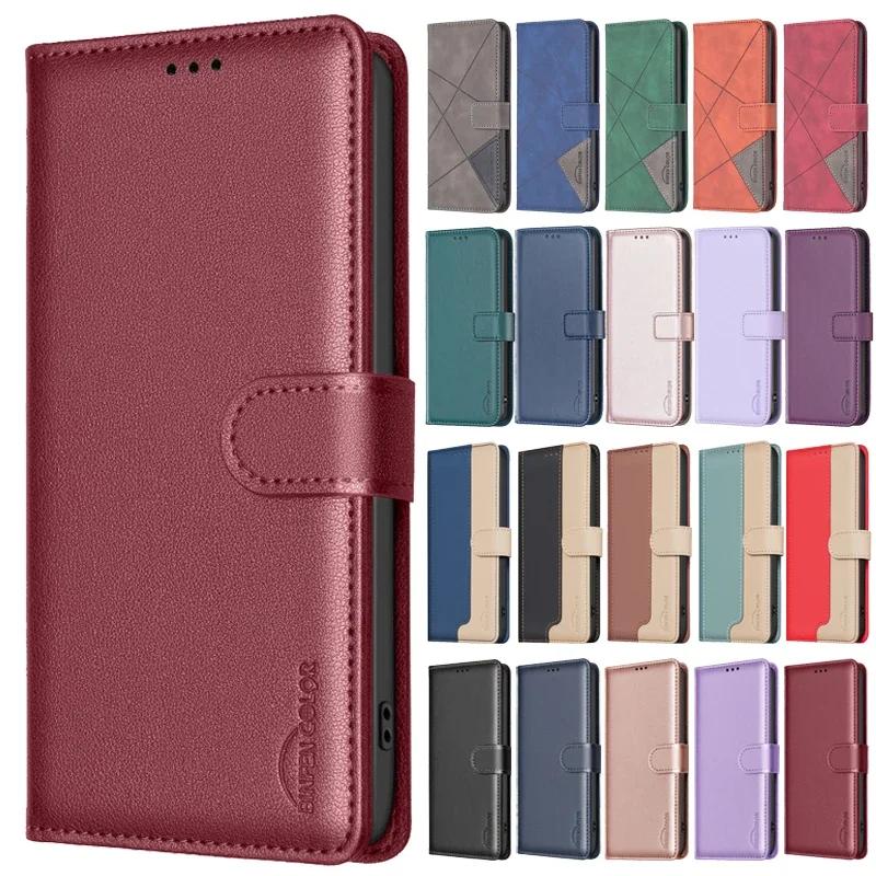 Wallet Flip Case For Samsung Galaxy S22 Ultra Cover Cases On For Samsung S22+ S 22 Plus 5G Coque Leather Phone Protective Bags