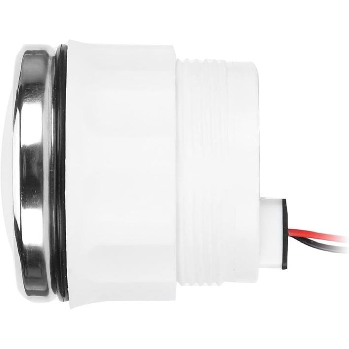 Marine Voltage Gauge Marine Volt Meter 52mm Diameter Boat Voltage Gauge LED Digital Display 316 Stainless Steel Marine Voltmeter Gauge Universal for