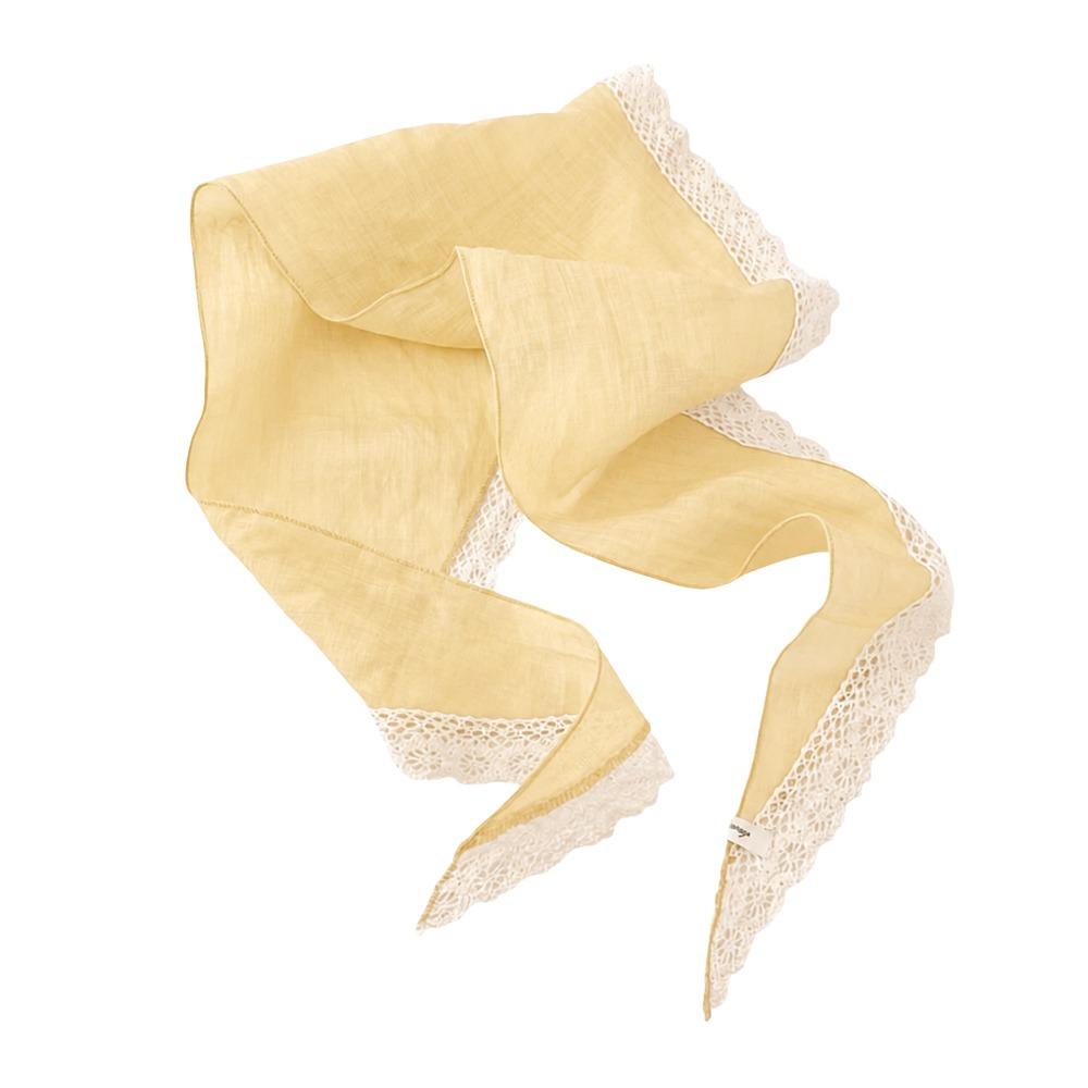 Solid Shawl Wrap Ramie Neckerchief New Headscarf Hair Accessories