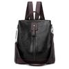Dam Retro Anti-Stöld PU Ryggsäck - Casual Outdoor Travel Bag 2025