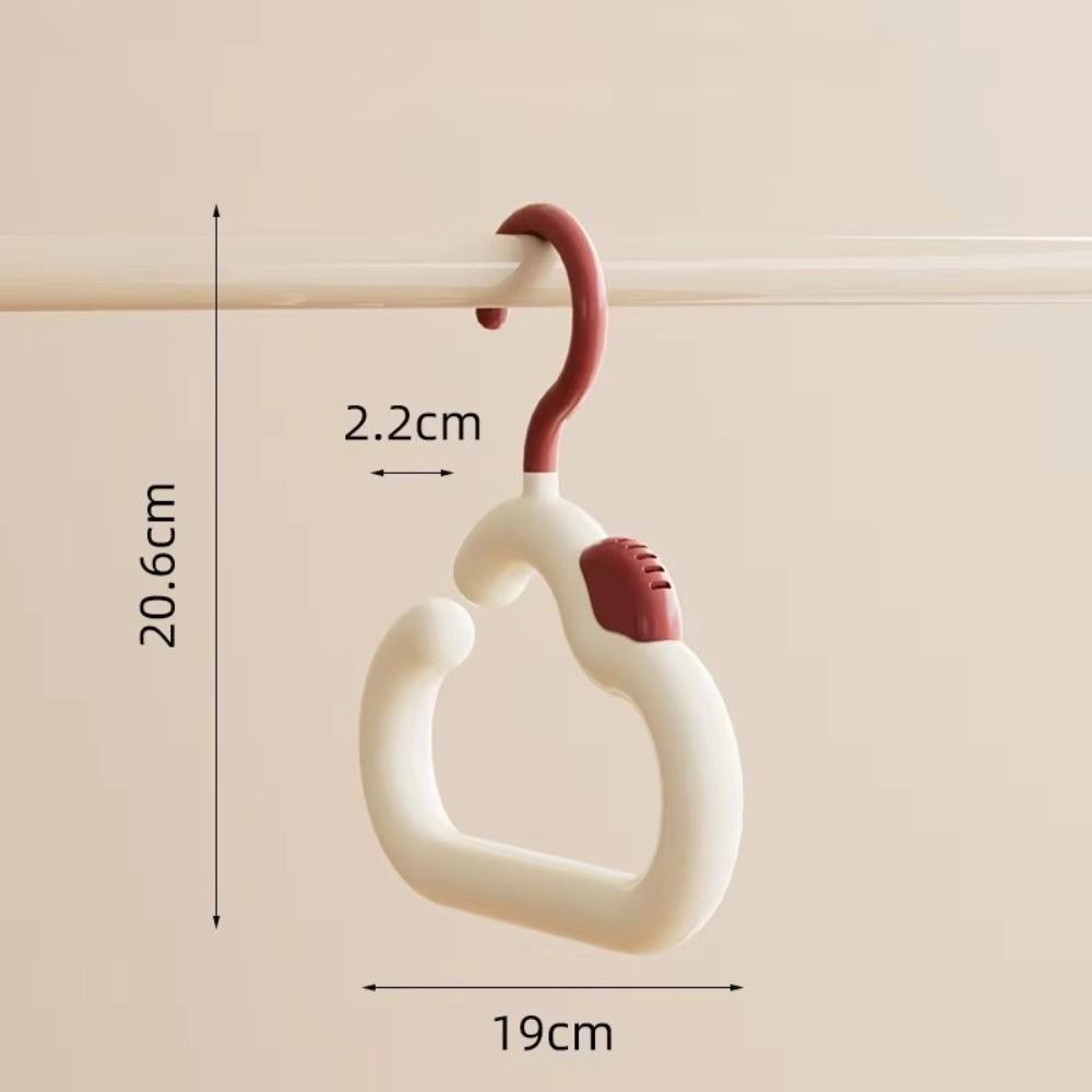Cloud-Shaped Design Multi-Purpose Hanger Multifunctional Hanging Rack Closet Hook Organizer Plastic Material Hanging Rack