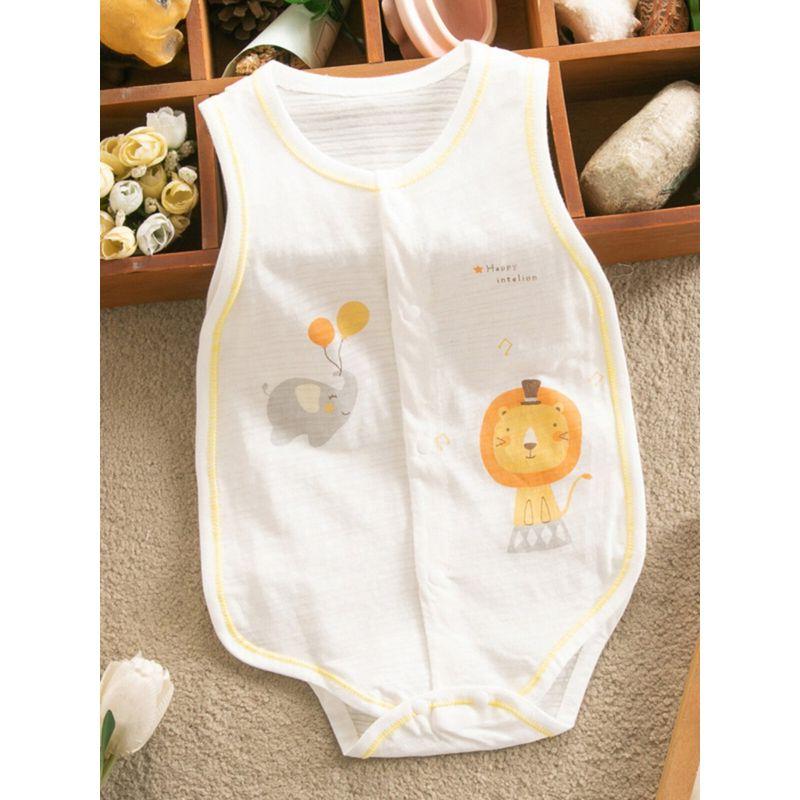 Newborn Cotton Pipa Summer Gauze Onesie