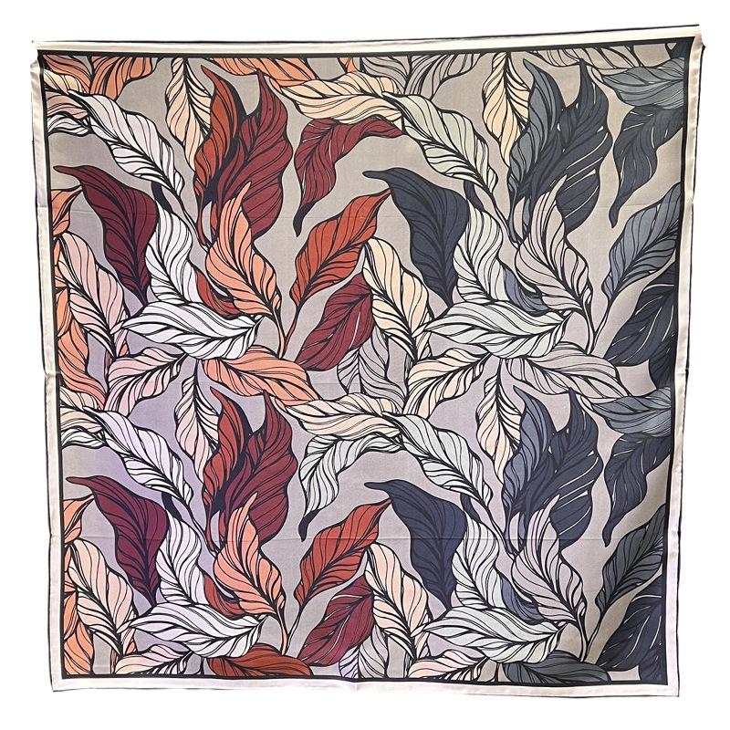 

Yiye Zhiqiu Versatile Case Twill Shawl Silk 90 Square Scarf Silk Light Luxury Silk Scarf Women 90*90