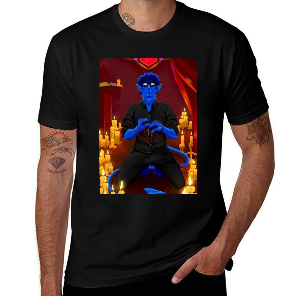 Kurt Wagner Praying Tshirt Plus Size Summer Short Sleeve Tshirt