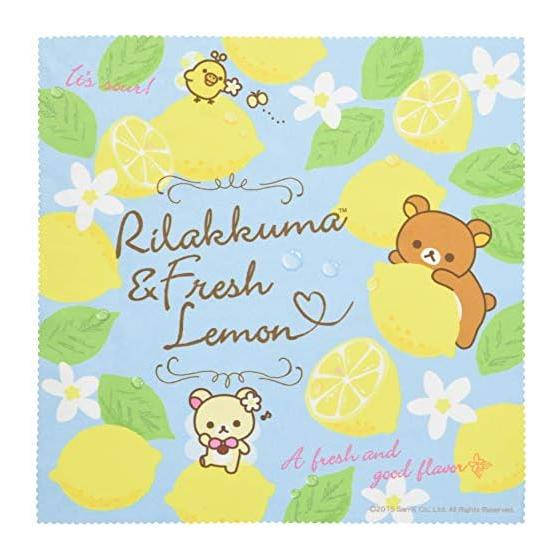 Pearl Rilakkuma Cleaning Cloth Ultra Fine Fiber 19.5cm x 19.5cm Fresh Lemon 917864