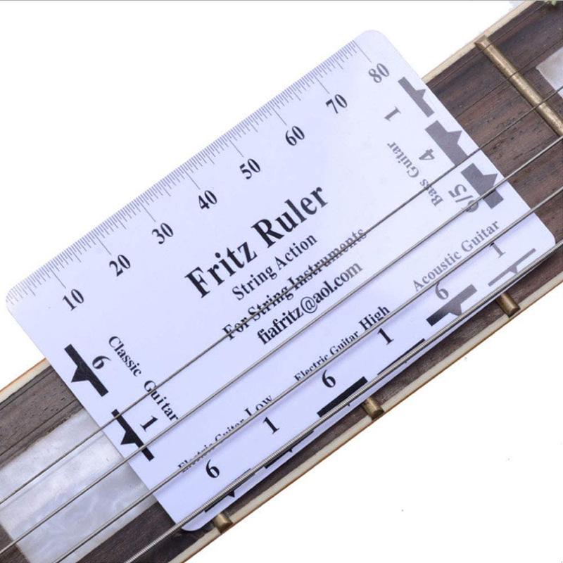 Electric & Acoustic Guitar String Height and Spacing Ruler - Guitar Repair Tool