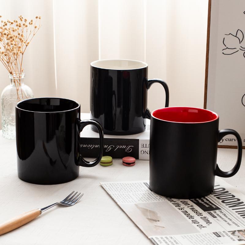 Ceramic Coffee Cup Chocolate Milk Cup Tea Cup Mug Large Capacity Hand Painted Cup