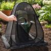 Pop Up Plant Sunshade, with Zipper Easy Access Breathable Mesh Cover, Ground Nails Fixing Shade Tent, Protects Outdoor Plants from Sun Birds Small