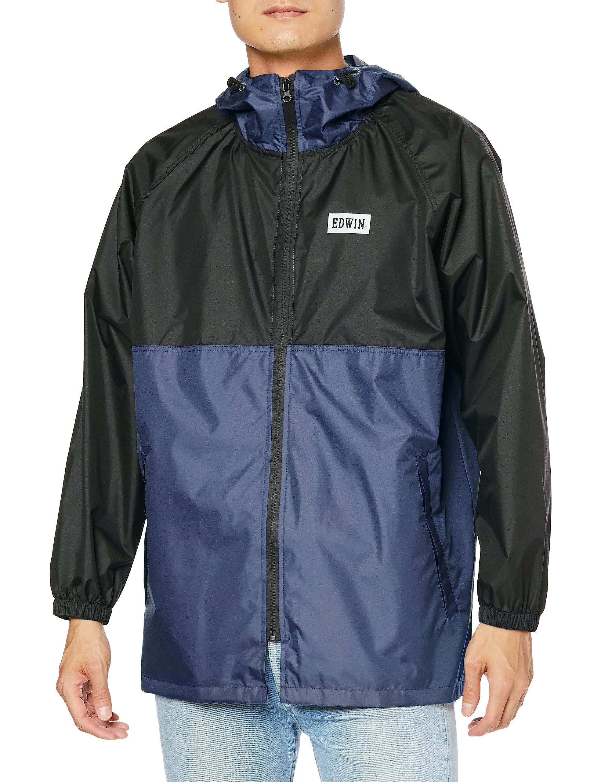 

Edwin Rain Rain L Raincoat, Parka, Gear, Waterproof, Men s, Navy,