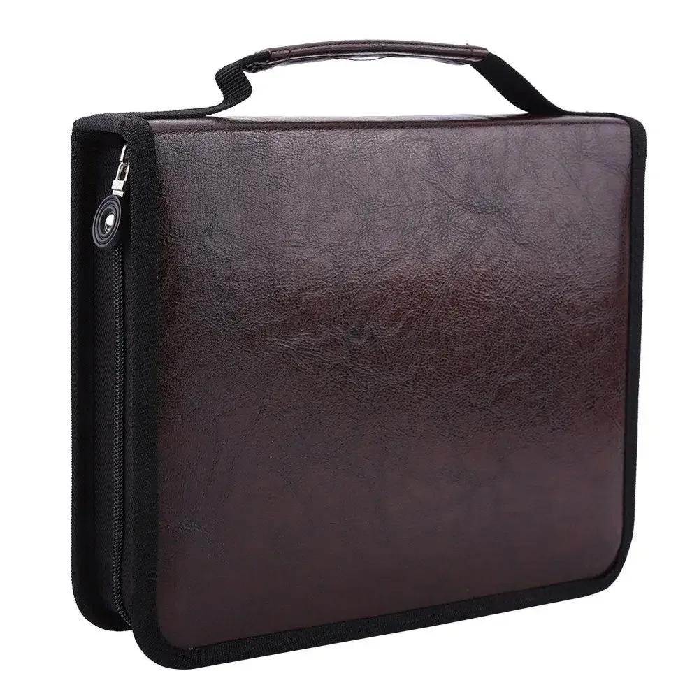 150 Slots PU Leather School Pencil Case Large Capacity Colored Pencil Bag Box Organizer Zipper Pen Pencil Bag For Art Supplies