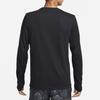 Nike Alphabet Geometric Pattern Print Crew Neck Long Sleeve T-Shirt Men Tops Black FN0828-010