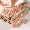 Colorful Drip Oil Starfish Mother-of-Pearl Pearl Stainless Steel Stud Earrings - Women's Non-Fading Light Luxury