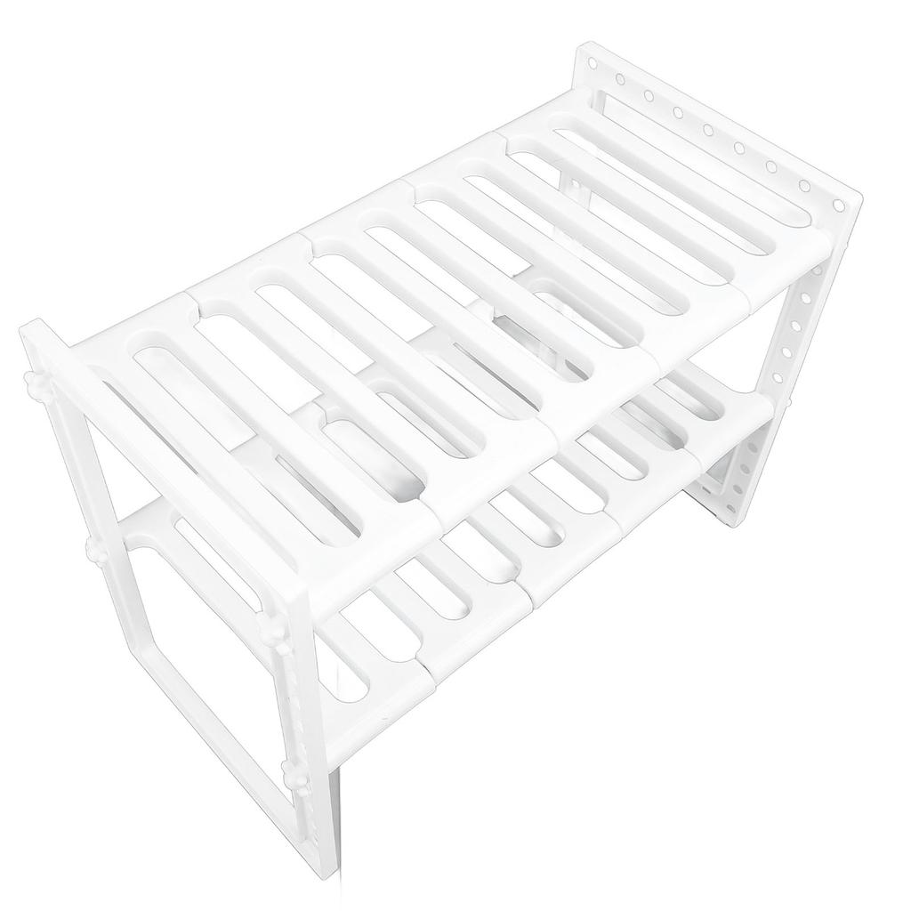 Under Sink   2 Tiers Multifunctional Stretchable Large Capacity Under Counter Storage
