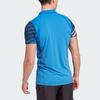 Adidas Polo Shirts Men's Air Force Blue Polo Collar Moderate Straight Fit HY5872