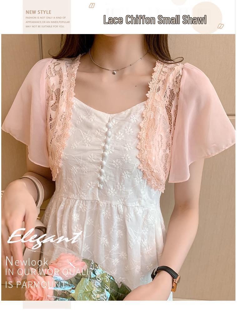 Women's Versatile Chiffon Shawl Jacket - Ultra-thin Sun Protection Cardigan for Spring/Summer 2022