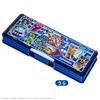 Showa Note Pokémon Holographic Pencil Case, Double-Sided Opening, Navy Blue, Sparkly Design, 487729003