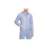 Logo Print Zip-Up Hooded Long Sleeve Jacket Men Jackets Light-Purple 8NPB02-PN29Z-1531