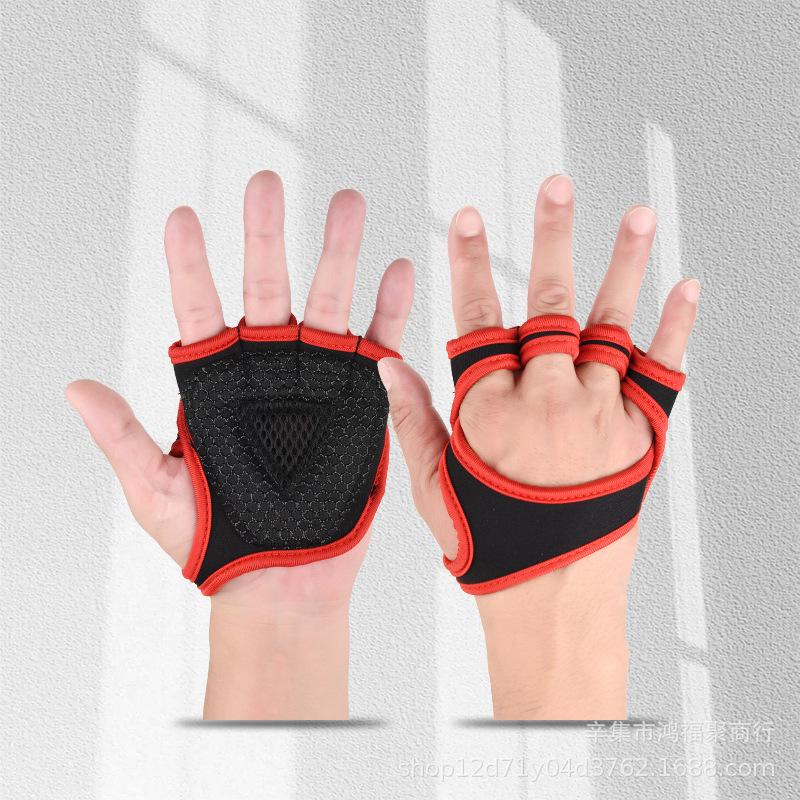 

Unisex Anti-Slip Breathable Half-Finger Fitness Gloves with Wrist Support for Weightlifting and Training Medium