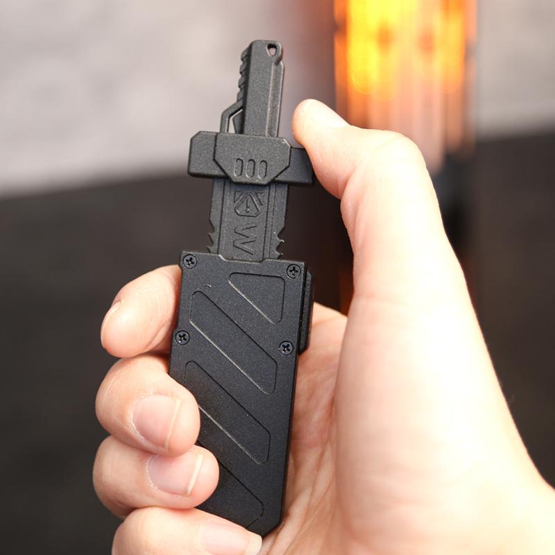 Lie Kong Sword Fidget Slider ADHD Metal EDC Fidget Toys Office Desk Toys Anxiety Stress Relief Toys Adults Gifts