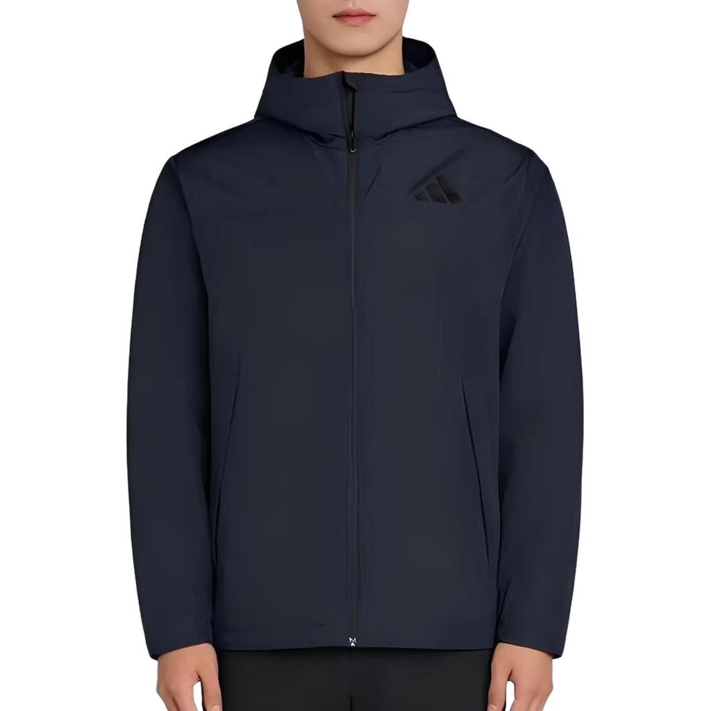 adidas Woven Hooded Zip Sports Windbreaker Jacket Men Jackets IB7053