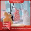 Creative Embracing Scented Candles: Body Sculpture Statue Decor for Study or Office Desk
