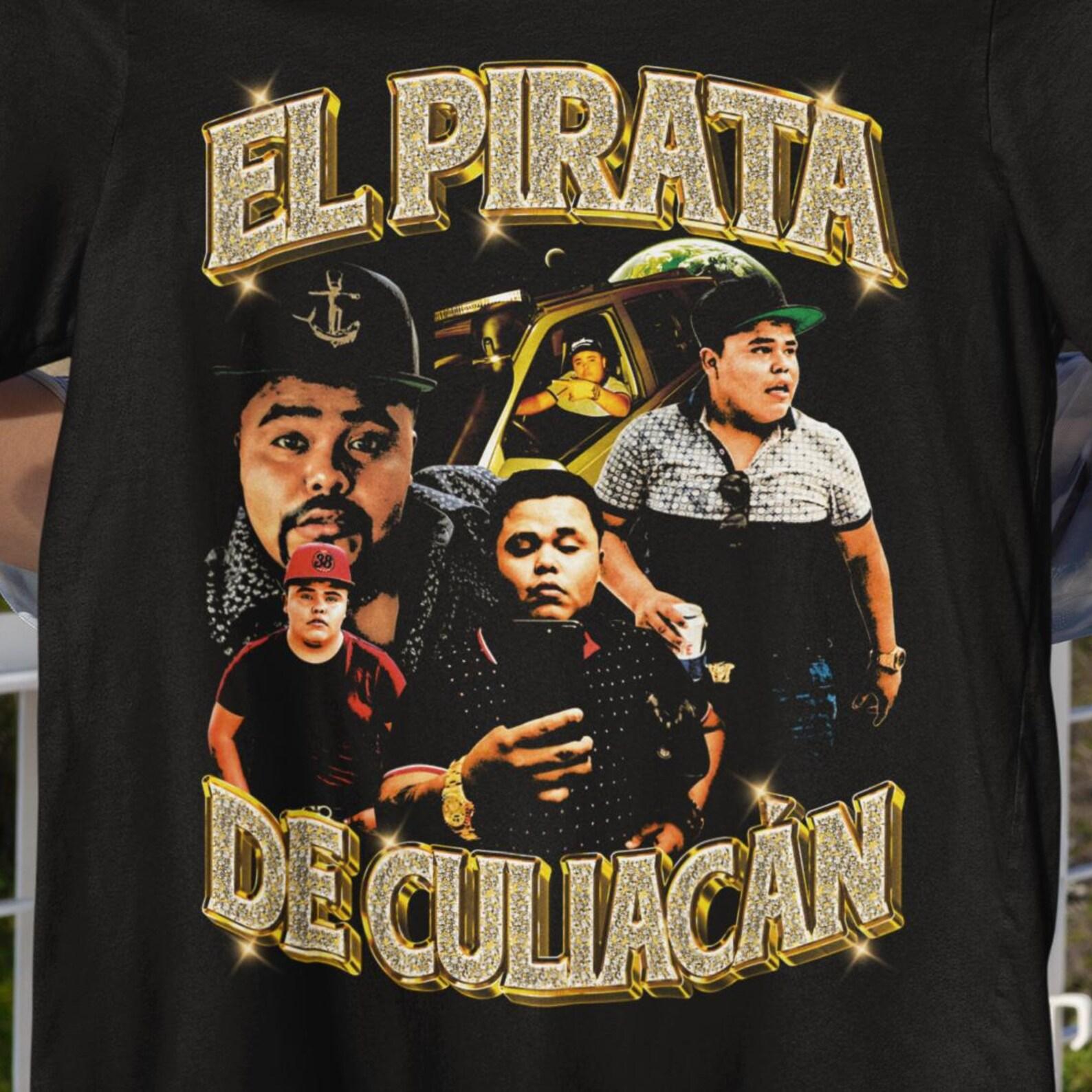 El Pirata de Culiacan 2.0 Vintage Retro Unisex T-Shirt | El Pirata de Culiacan Shirt | El Pirata de Culiacan Fan Gift | El Pirata Culiacan S