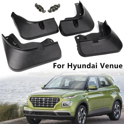 4x Para-lamas Para Hyundai Venue QX 2022 2023 Guarda-lamas Para-lamas Dianteiro Traseiro Acessórios para Carro