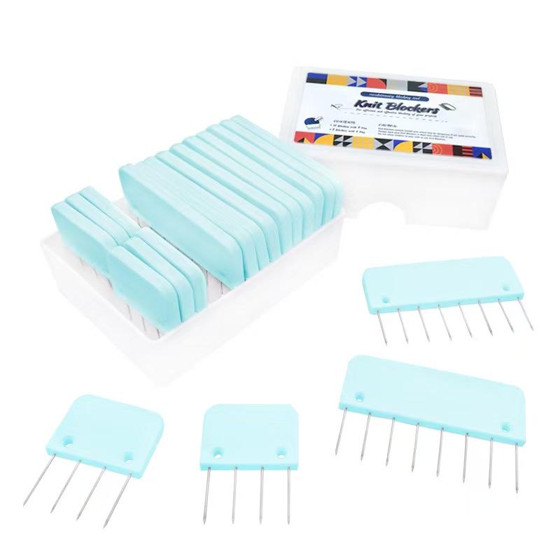 

Булавки для придания формы вязанию и вязанию крючком для позиционирования шарфа, шали и свитера