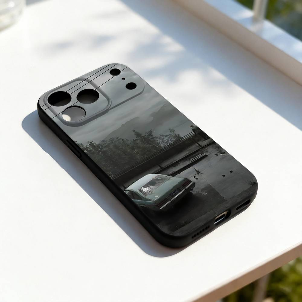 Horror Games Silent Hill Cool Phone Case For iPhone 17,16,15,14,13,12,11,Pro,Max,Plus,E,SE4,Air,Mini Black Precise Hole Matching