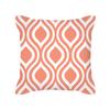 Furniture Life Peach Skin Velvet Pillow Cover Nordic Style Geometric Pattern Office Sofa Cushion Cover