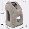 Portable Inflatable Travel Neck Pillow , Hand-Washable Cover For Airplane Car Bus Train Office Nap Camping