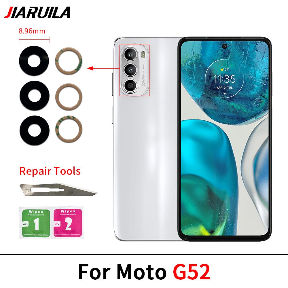 Rear Back Camera Glass Lens With Glue Sticker For Moto G11 G11 G11 G 1G G Play G Stylus Glass Camera Lens With Tools