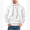 Hooded Sweater Men's Spring and Autumn Pullover Solid Color Casual Sports Loose Trend Long Sleeves