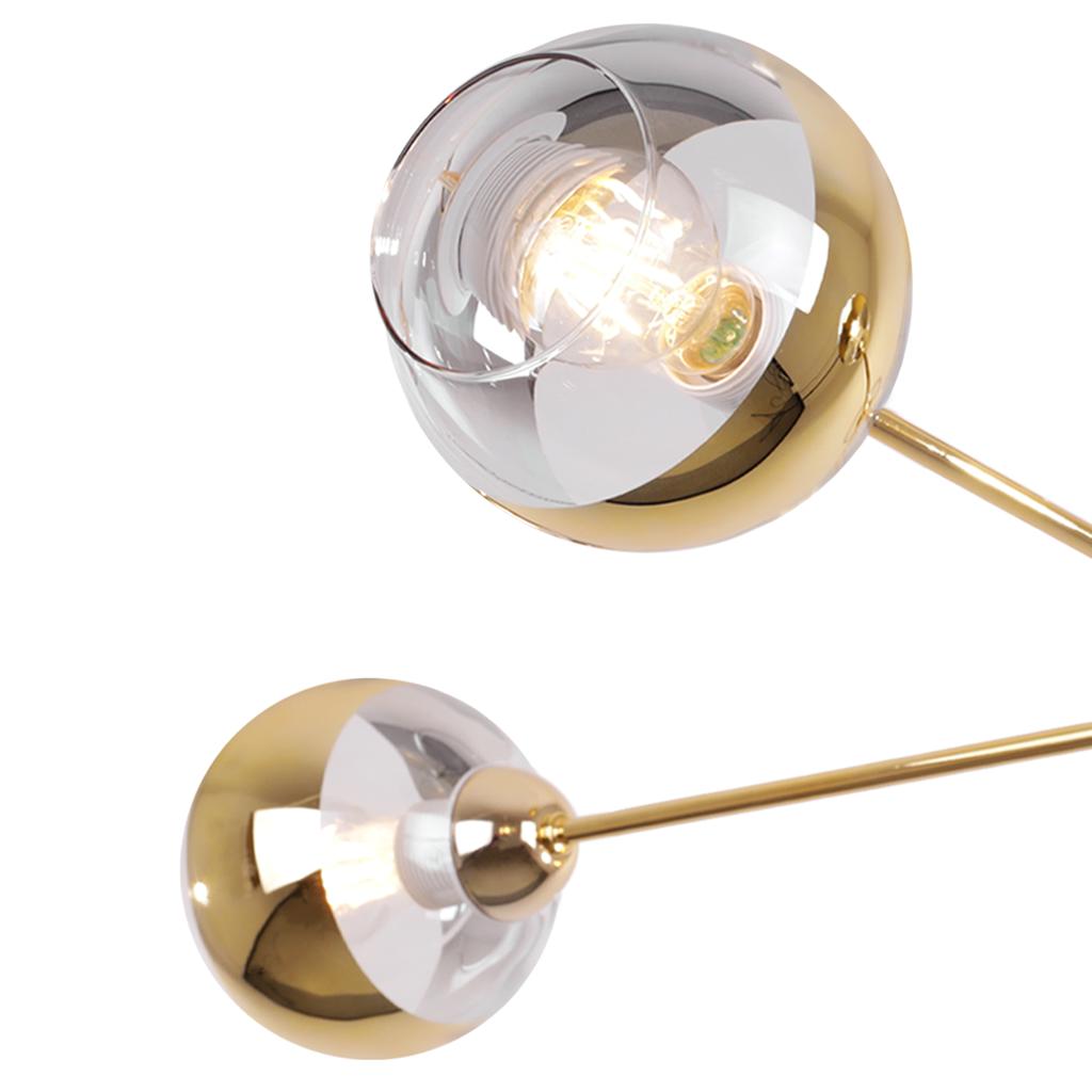 Asturia Gold Ceiling Lamp 4-Flat Golden Lamp E27