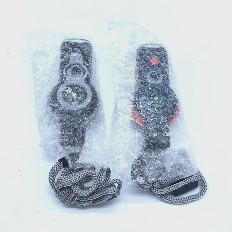7-in-1 LED Light Survival Whistle with Thermometer & Compass