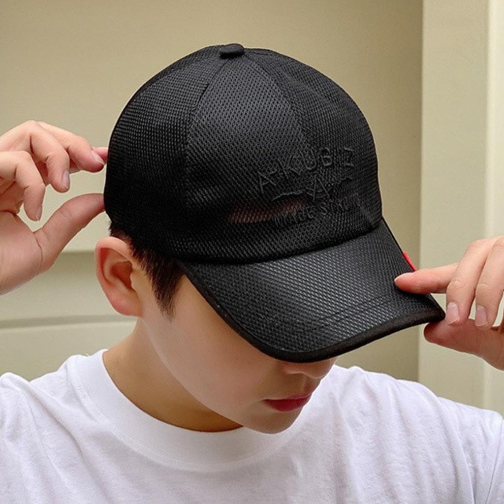 Men Summer Baseball Cap Casual Mesh Breathable Peaked Caps For Man Outdoor Sports Running Sun Hat