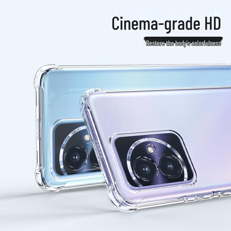 ESCASE Clear Magnetic Airbag Phone Case for Honor