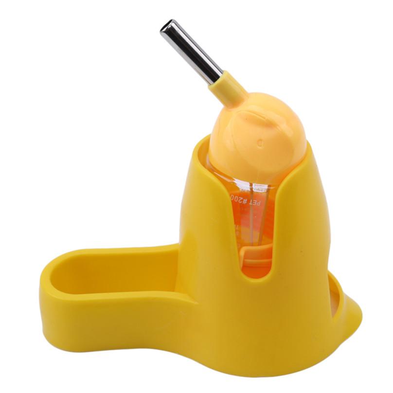 Transer Pet Feeding  Small Animal Automatic Water Bottle Dispenser Pets Food Feeder Bowl
